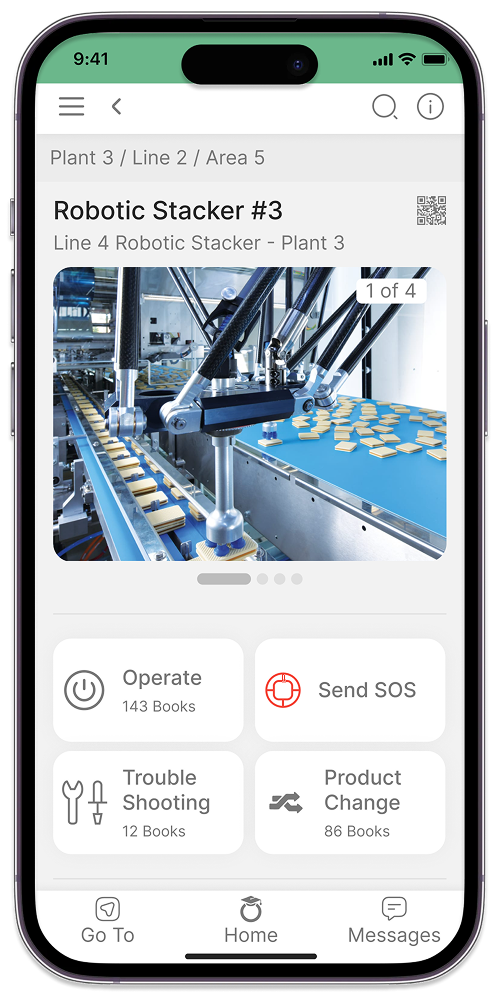 bOpus Food Packaging iPhone interface